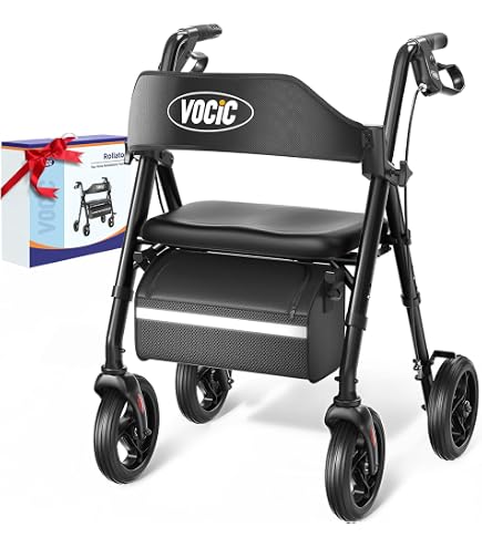 Amazon.com: NOVA Vega Rollator Walker - Lightweight 18 lb Folding